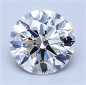 Natural Diamond 1.92 Carats, Round with Excellent Cut, D Color, VVS2 Clarity and Certified by GIA