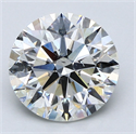 Natural Diamond 3.13 Carats, Round with Excellent Cut, I Color, SI1 Clarity and Certified by GIA