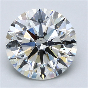 Picture of Natural Diamond 3.13 Carats, Round with Excellent Cut, I Color, SI1 Clarity and Certified by GIA