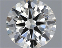 Natural Diamond 0.41 Carats, Round with Excellent Cut, I Color, VS1 Clarity and Certified by IGI