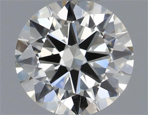 Picture of Natural Diamond 0.41 Carats, Round with Excellent Cut, I Color, VS1 Clarity and Certified by IGI