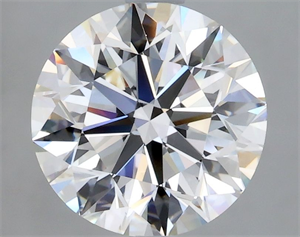 Picture of Natural Diamond 2.10 Carats, Round with Excellent Cut, G Color, VVS2 Clarity and Certified by GIA