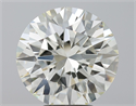 Natural Diamond 5.01 Carats, Round with Excellent Cut, J Color, VS1 Clarity and Certified by IGI