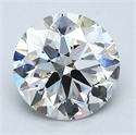 Natural Diamond 1.91 Carats, Round with Excellent Cut, H Color, VS1 Clarity and Certified by GIA