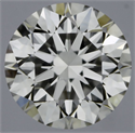 Natural Diamond 0.42 Carats, Round with Excellent Cut, J Color, VS1 Clarity and Certified by GIA