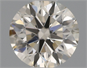 Natural Diamond 0.50 Carats, Round with Excellent Cut, K Color, SI1 Clarity and Certified by IGI