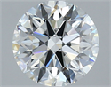 Natural Diamond 2.56 Carats, Round with Excellent Cut, F Color, VS1 Clarity and Certified by GIA