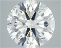 Natural Diamond 7.11 Carats, Round with Excellent Cut, D Color, SI1 Clarity and Certified by GIA