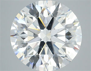 Picture of Natural Diamond 7.11 Carats, Round with Excellent Cut, D Color, SI1 Clarity and Certified by GIA