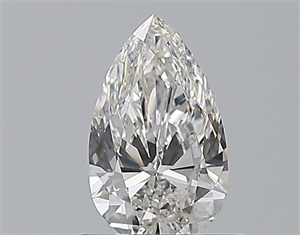 Picture of Natural Diamond 0.70 Carats, Pear with  Cut, E Color, SI1 Clarity and Certified by GIA