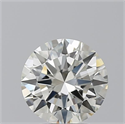 Natural Diamond 2.70 Carats, Round with Excellent Cut, K Color, VVS2 Clarity and Certified by GIA