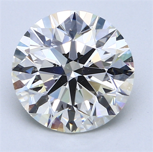 Picture of 3.01 Carats, Round Diamond with Ideal Cut, H Color, VS1 Clarity and Certified by EGL