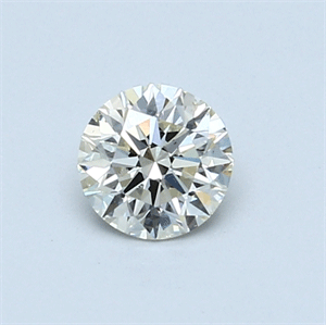 0.50 Carats, Round Diamond with Excellent Cut, H Color, VS2 Clarity and Certified by EGL
