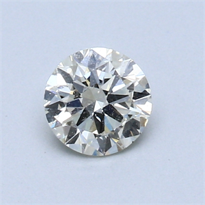0.50 Carats, Round Diamond with Excellent Cut, H Color, VS2 Clarity and Certified by EGL
