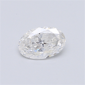 0.71 Carats, Oval Diamond with  Cut, D Color, SI2 Clarity and Certified by EGL