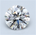 1.50 Carats, Round Diamond with Excellent Cut, E Color, VS2 Clarity and Certified by EGL