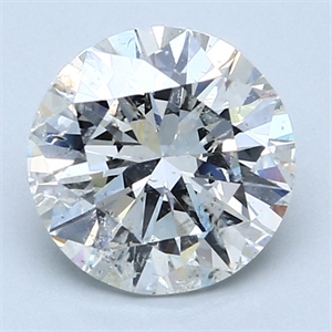 Picture of 2.25 Carats, Round Diamond with Excellent Cut, E Color, SI2 Clarity and Certified by EGL