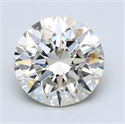 5.14 Carats, Round Diamond with Excellent Cut, G Color, SI2 Clarity and Certified by EGL