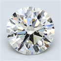 1.70 quilates, Redondo Diamante , Color G, claridad VS2 y certificado por EGL INT 