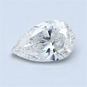 Picture of 0.74 Carats, Pear Diamond with  Cut, D Color, SI1 Clarity and Certified by EGL