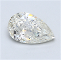 1.53 Carats, Pear Diamond with  Cut, F Color, SI1 Clarity and Certified by EGL