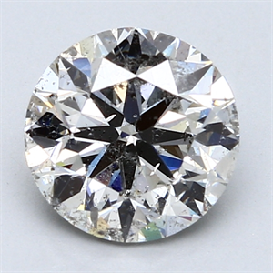 Picture of 2.30 Carats, Round Diamond with Excellent Cut, E Color, SI2 Clarity and Certified by EGL