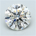 1.80 Carats, Round Diamond with Excellent Cut, F Color, SI1 Clarity and Certified by EGL