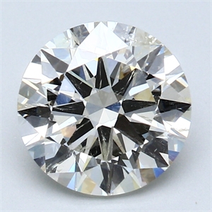 Picture of 2.45 Carats, Round Diamond with Excellent Cut, G Color, SI1 Clarity and Certified by EGL