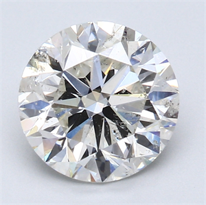 Picture of 2.84 Carats, Round Diamond with Excellent Cut, D Color, SI1 Clarity and Certified by EGL