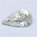 1.56 Carats, Pear Diamond with  Cut, F Color, SI1 Clarity and Certified by EGL