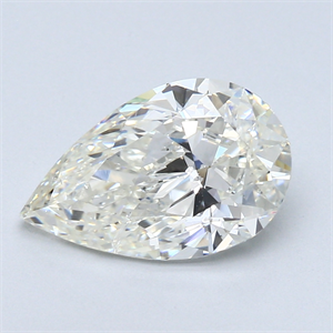 Picture of 2.53 Carats, Pear Diamond with  Cut, F Color, SI1 Clarity and Certified by EGL