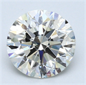 1.80 quilates, Redondo Diamante , Color G, claridad VS2 y certificado por EGL INT 