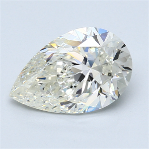 Picture of 3.01 Carats, Pear Diamond with  Cut, F Color, SI1 Clarity and Certified by EGL