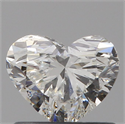 0.70 Carats, HEART Diamond with  Cut, H Color, SI2 Clarity and Certified by GIA