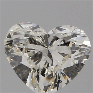 0.80 Carats, HEART Diamond with  Cut, K Color, SI1 Clarity and Certified by GIA