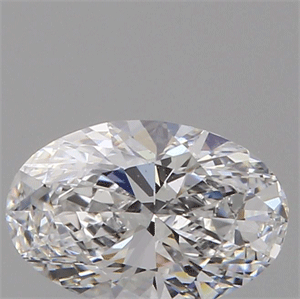 0.41 Carats, OVAL Diamond with  Cut, D Color, VVS2 Clarity and Certified by GIA