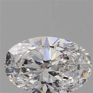 0.50 Carats, OVAL Diamond with  Cut, D Color, VS2 Clarity and Certified by GIA