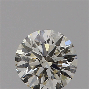0.30 Carats, ROUND Diamond with Excellent Cut, K Color, SI1 Clarity and Certified by GIA