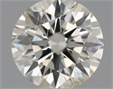 Natural Diamond 0.44 Carats, Round with Excellent Cut, J Color, SI1 Clarity and Certified by IGI