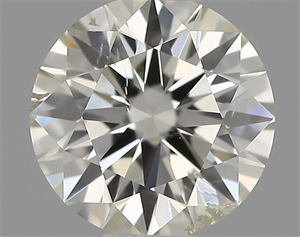 Picture of Natural Diamond 0.44 Carats, Round with Excellent Cut, J Color, SI1 Clarity and Certified by IGI