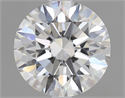 Natural Diamond 1.30 Carats, Round with Excellent Cut, F Color, IF Clarity and Certified by GIA