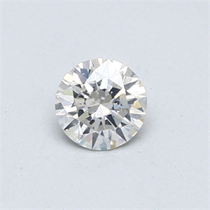 Picture of Natural Diamond 0.40 Carats, Round with Excellent Cut, H Color, SI2 Clarity and Certified by GIA