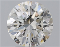 Natural Diamond 2.50 Carats, Round with Excellent Cut, I Color, SI2 Clarity and Certified by GIA