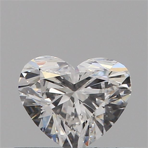 Picture of 0.40 Carats, HEART Diamond with  Cut, F Color, VS2 Clarity and Certified by GIA