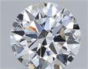 Natural Diamond 1.01 Carats, Round with Excellent Cut, D Color, IF Clarity and Certified by GIA