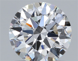 Picture of Natural Diamond 1.01 Carats, Round with Excellent Cut, D Color, IF Clarity and Certified by GIA