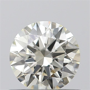 Picture of Natural Diamond 0.51 Carats, Round with Excellent Cut, J Color, VS1 Clarity and Certified by IGI