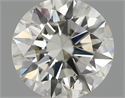 Natural Diamond 0.41 Carats, Round with Excellent Cut, H Color, VS2 Clarity and Certified by IGI