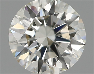 Picture of Natural Diamond 0.41 Carats, Round with Excellent Cut, H Color, VS2 Clarity and Certified by IGI