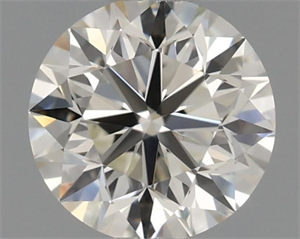 Picture of Natural Diamond 0.50 Carats, Round with Very Good Cut, I Color, VVS1 Clarity and Certified by IGI